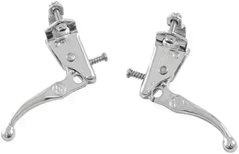 DIA-COMPE MX121 / Tech 3 Brake Lever Set for Aged Faculty BMX , Silver , DP2515