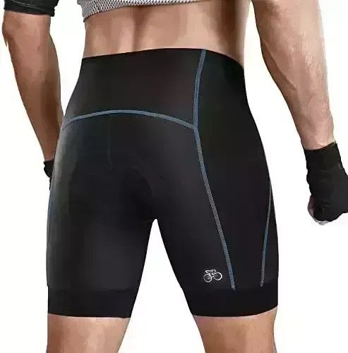 Enqinar Men’s Bicycle Shorts, Bicycle 3D Padded Cycing Shorts for Guys, Speedy Dry, Road Bicycle Riding, Mountain Bike Shorts