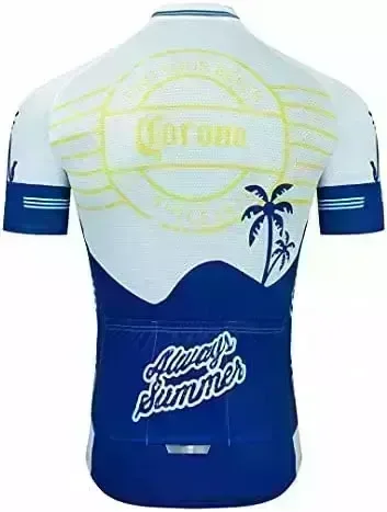 Corona Beer Biking Jersey Adult men Shorter Sleeve Ropa Ciclismo Bike Have on Jersey Triathlon Cycling Clothes Maillot Ciclismo MTB