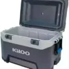 Igloo BMX 52 Quart Cooler with Neat Riser Engineering, Fish Ruler, and Tie-Down Details