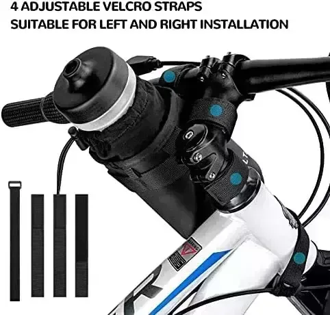 VLTAWA Bike Water Bottle Holder, Bike Cup Holder, Bicycle H2o Bottle Holder, Bicycle Consume Holder, No Screw-Insulated-Durable-Adaptable (Signal Substantial)